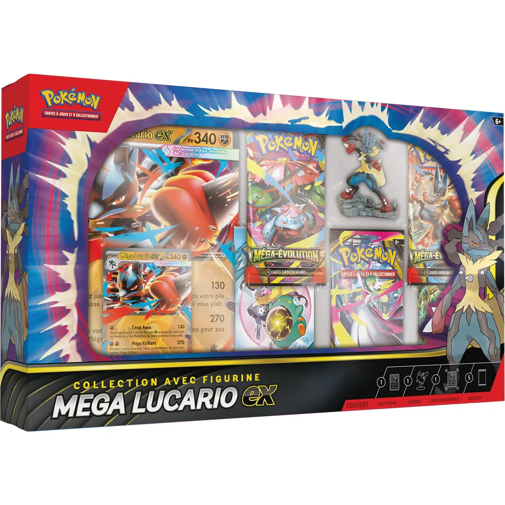 Pokemon Premium Figurine Pokemon Nov 25 Lucario - Coffret