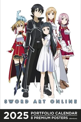 Calendrier Portfolio 2025 - Sword Art Online