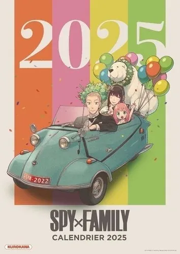 Calendrier Spy X Family 2025 Calendrier Spy X Family 2025