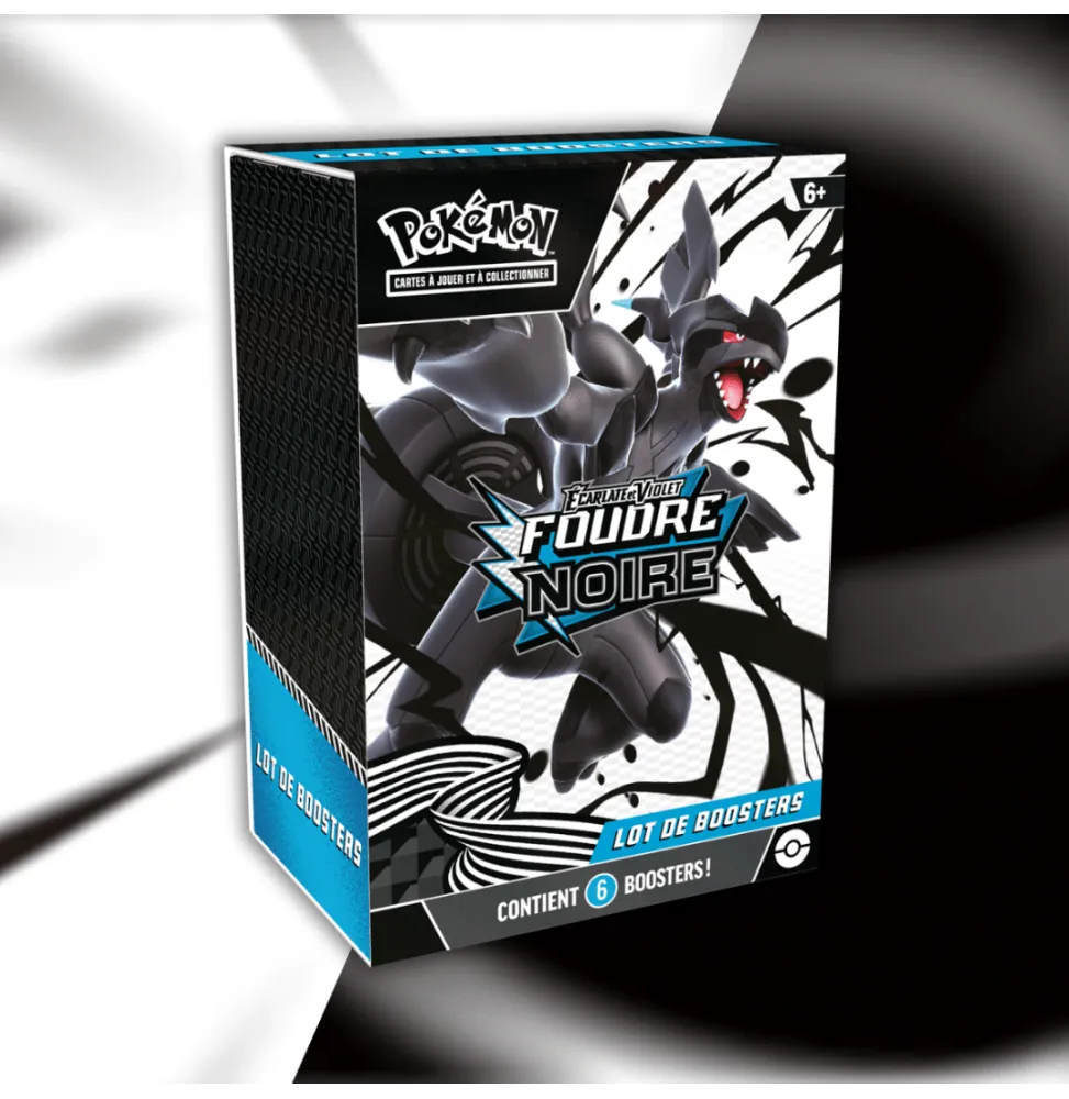 Pokemon Ev10.5 Bundle 6 Boosters Foudre Noire