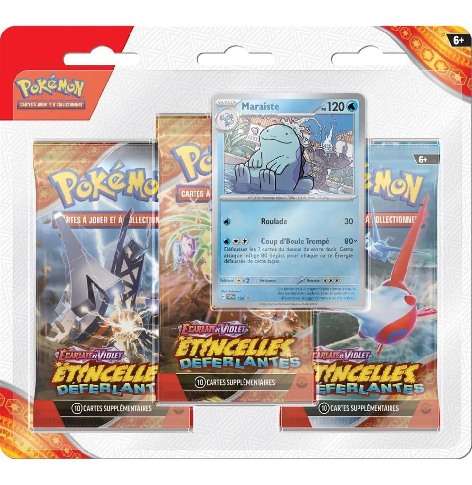 Pokemon Ev08 Pack 3 Boosters Pokemon Ev08 Pack 3 Boosters