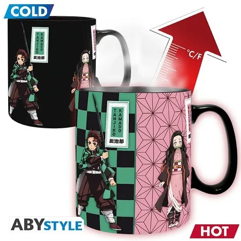 Demon Slayer - Mug Heat Change - 460 Ml - Pourfendeurs X2