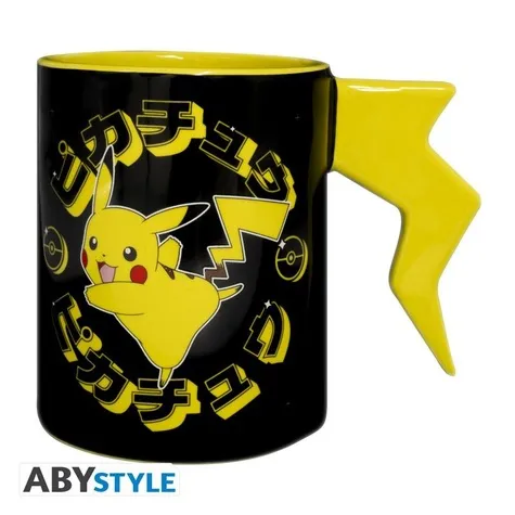 Pokemon - Mug 3d Anse - Éclairs De Pikachu