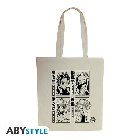 Demon Slayer Tote Bag Tanjiro, Nezuko, Zenitsu & Inosuke S2