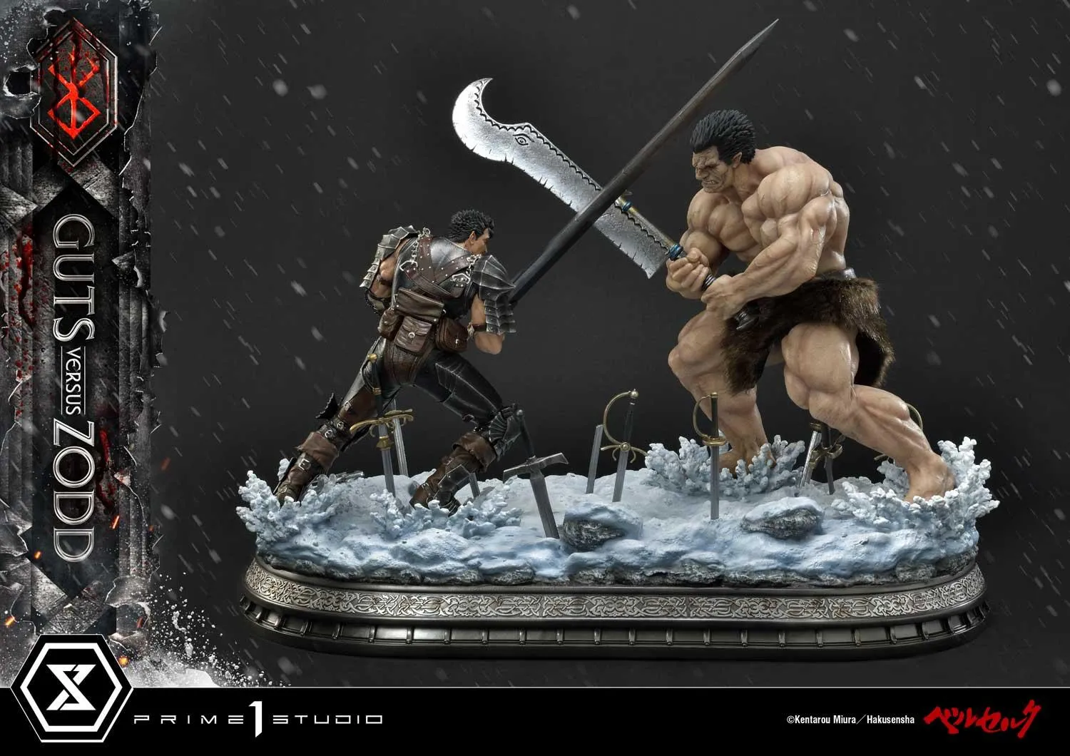 Berserk Guts Versus Zodd Statue Deluxe Version Prime 1 Berserk Guts Versus Zodd Statue Deluxe Version Prime 1