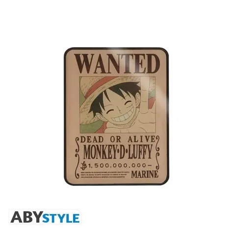 One Piece Aimant Premium Wanted Luffy