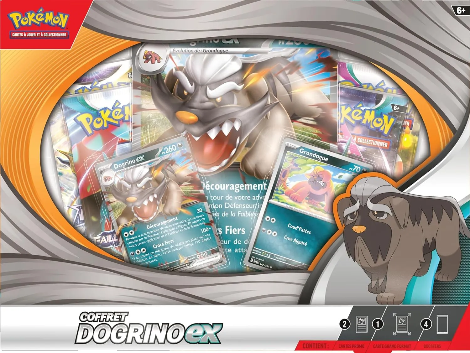 Pokemon : Ex (4 Boosters) - Dogrino-ex Q1 - Coffret Pokemon : Ex (4 Boosters) - Dogrino-ex Q1 - Coffret