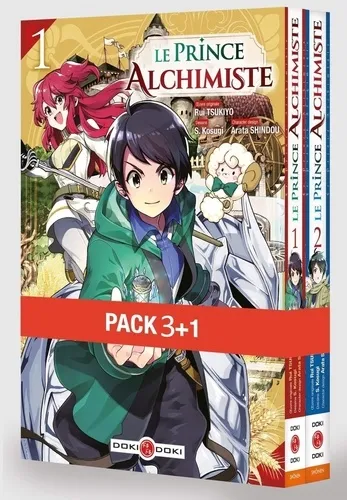 Le Prince Alchimiste Pack Promo - T01 A T04 - Edition Limitée
