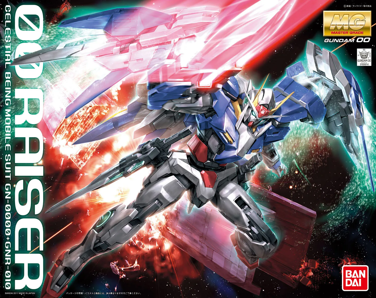 Gundam Gunpla Mg&nbsp;1/100&nbsp;oo Raiser