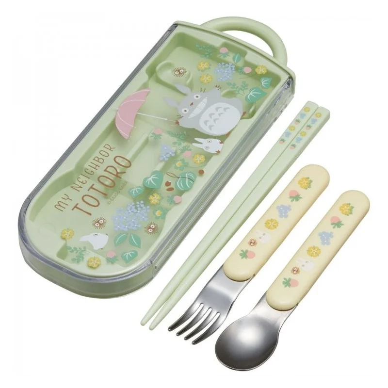 Set Baguettes Cuillere Fourchette Totoro Parapluie - Mon Voisin Totor