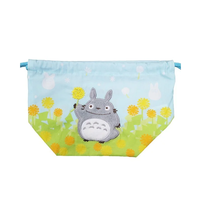 Sacoche A Gousset Totoro Fleurs 17 X 26 X 12 Cm - Mon Voisin Totoro