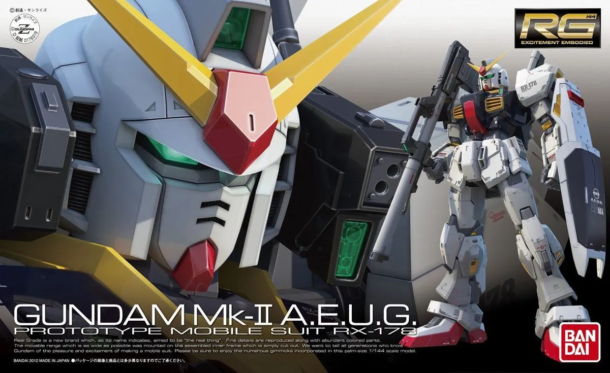Gundam Rg 1/144 08 Rx-178 Gundam Mk-ii A.e.u.g