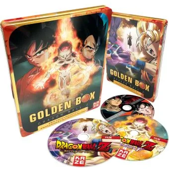 Dragon Ball Z - Golden Box Steelbook - 2 Films + 2 OAV - 3 Blu-ray