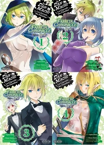 Danmachi Ryu T01-t04 (pack)