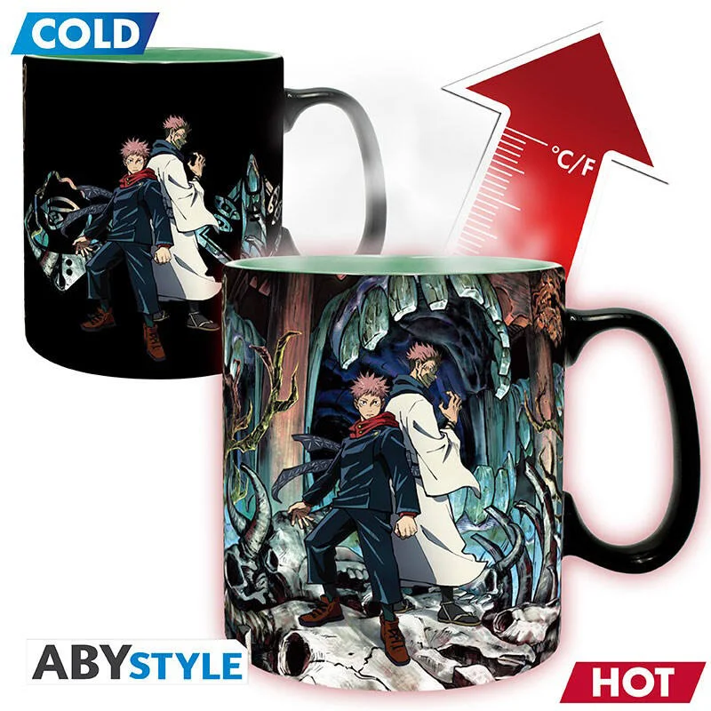 Jujutsu Kaisen - Mug Heat Change - 460ml - Itadori & Sukuna Jujutsu Kaisen - Mug Heat Change - 460ml - Itadori & Sukuna