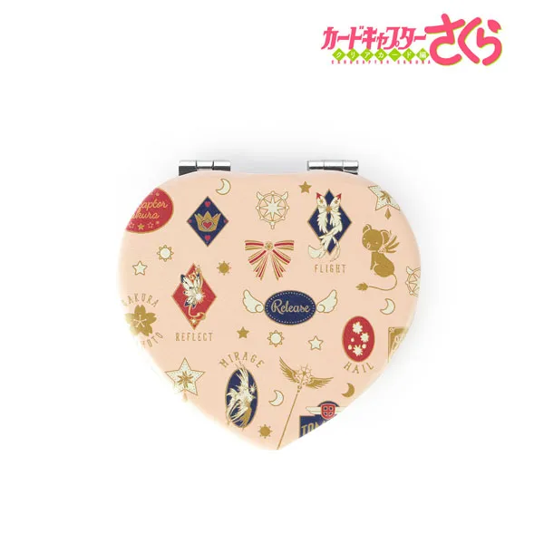 Cardcaptor Sakura: Clear Card Arc Heart Folding Mirror Pink Cardcaptor Sakura: Clear Card Arc Heart Folding Mirror Pink