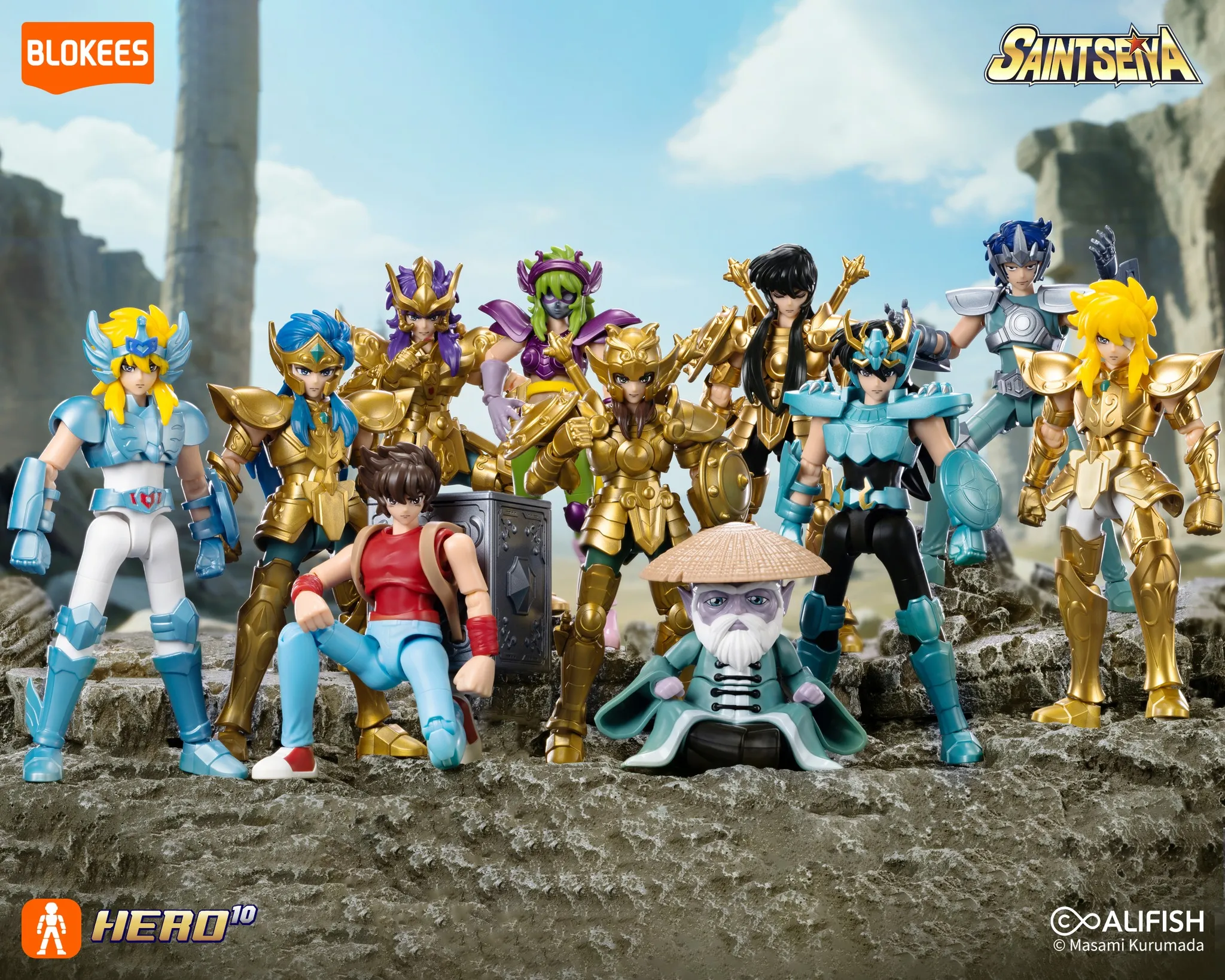 Saint Seiya Blokees Saint Seiya Galaxy Version 02 Asst 9pcs Saint Seiya Blokees Saint Seiya Galaxy Version 02 Asst 9pcs