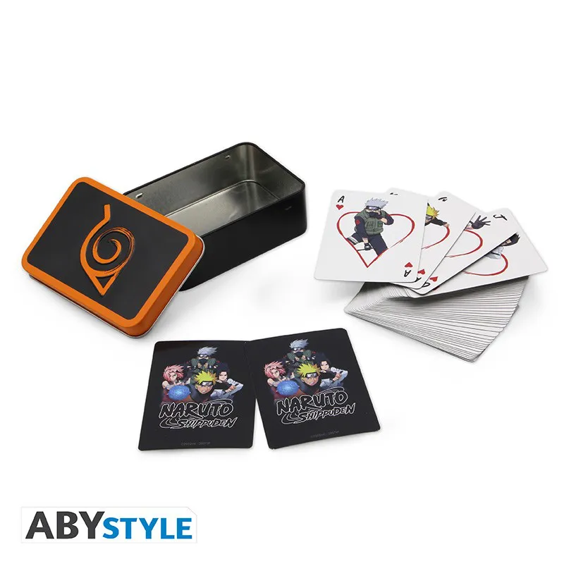 Naruto Shippuden - Jeu De 54 Cartes X6 Naruto Shippuden - Jeu De 54 Cartes X6