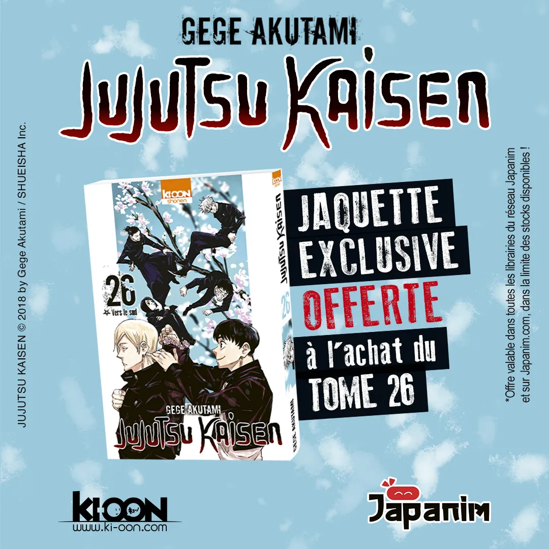 Jujutsu Kaisen T26 (Avec Jaquette Exclusive Japanim)