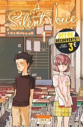 A Silent Voice T1 à 3€ A Silent Voice T1 à 3€