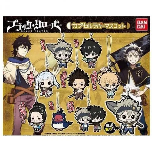 Black Clover Caps Rub Mascot