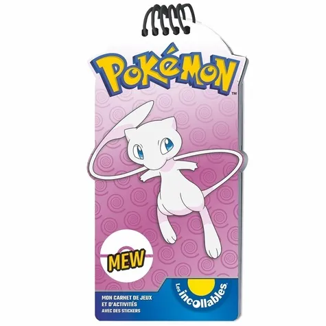 Pokemon - Mon Carnet De Jeux Et D'activites Avec Stickers - Mew