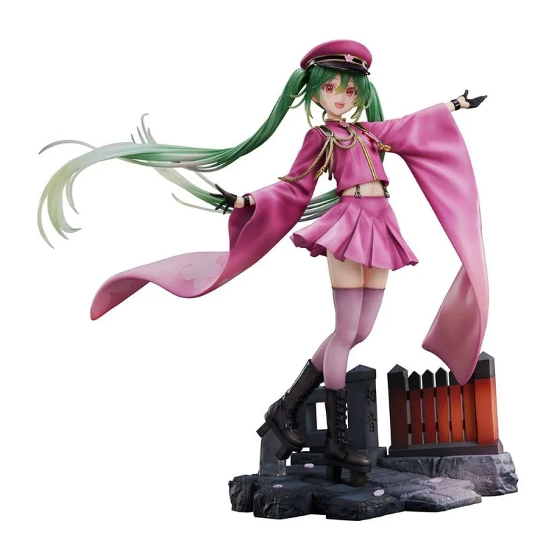 Hatsune Miku Statuette PVC 1/7 Senbonzakura 10th Anniversary Ver. 24 Cm Hatsune Miku Statuette PVC 1/7 Senbonzakura 10th Anniversary Ver. 24 Cm