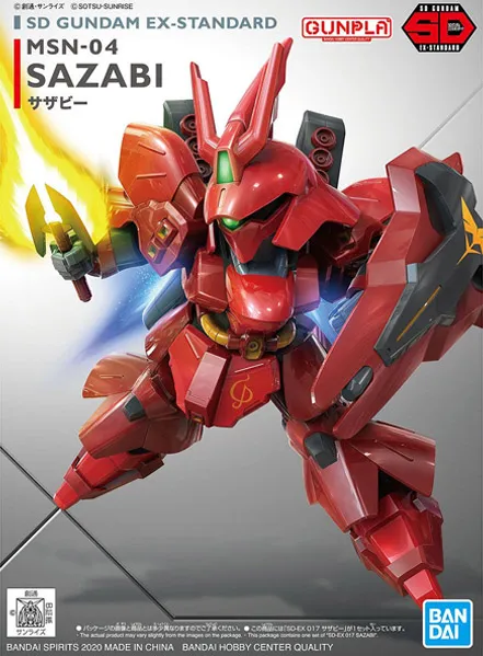 Gundam Gunpla Sd Ex-std 017 Sazabi Gundam Gunpla Sd Ex-std 017 Sazabi