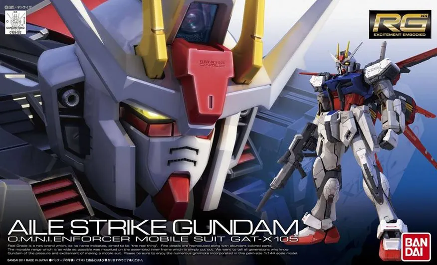 Gundam Rg 1/144 Aile Strike Gundam Gat-x105