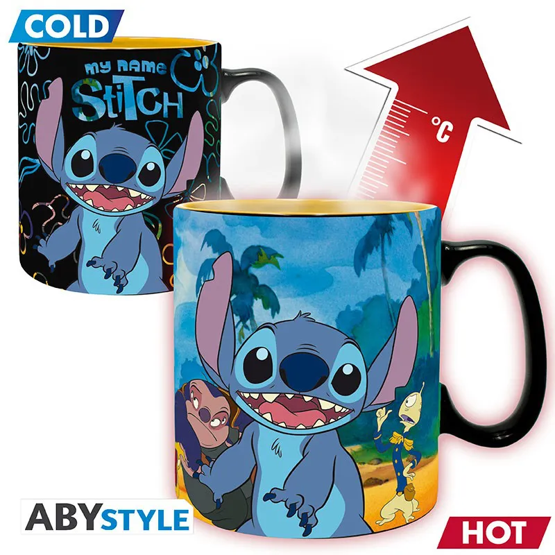 Disney - Mug Heat Change - 460 Ml - Lilo & Stitch - Boite X2 Disney - Mug Heat Change - 460 Ml - Lilo & Stitch - Boite X2