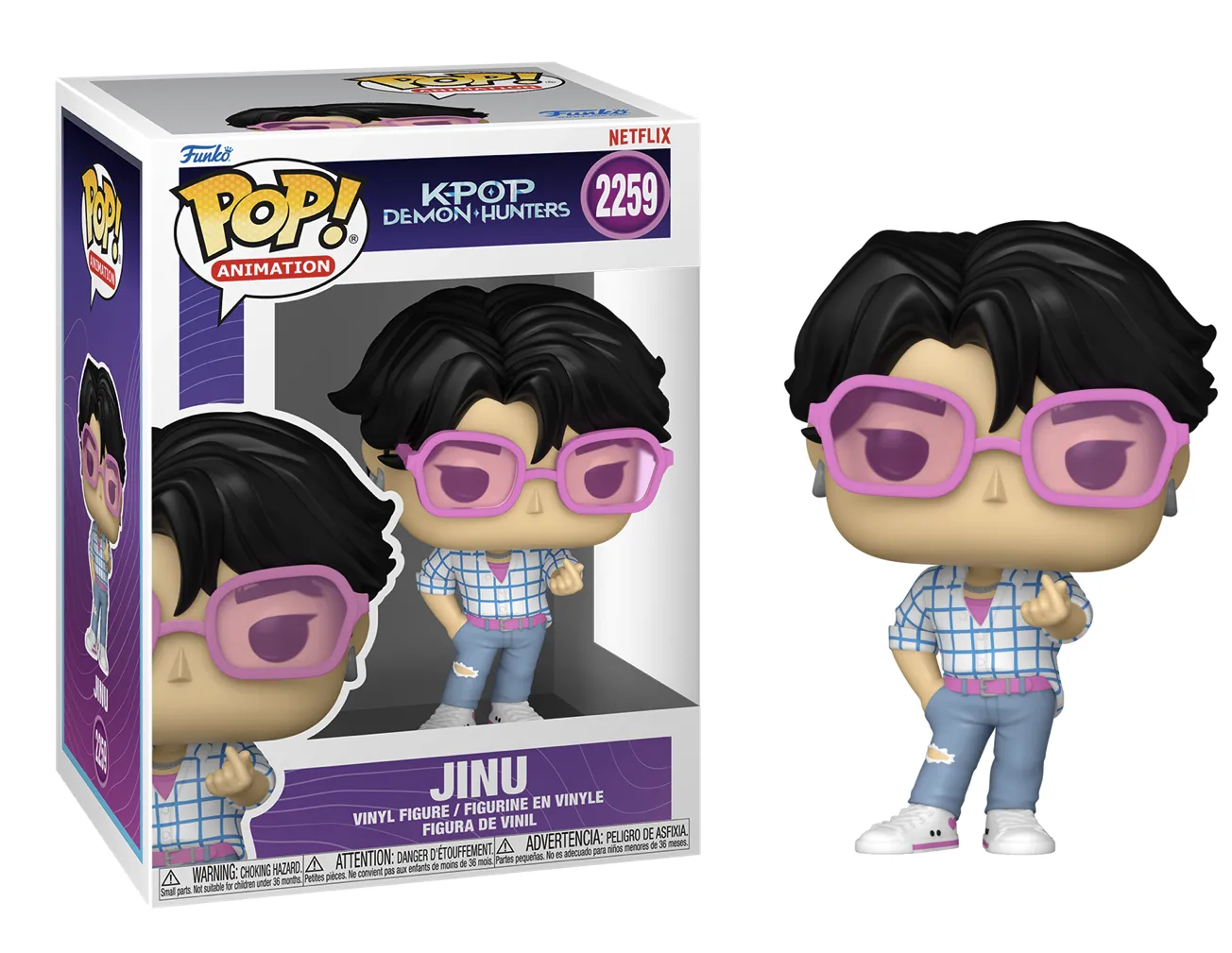Kpop Demon Hunters Pop! Animation Vinyl Figurines Jinu W