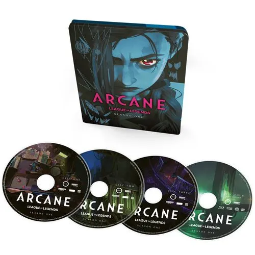 Arcane League Of Legends Saison 1 Bluray Steelbook Jinx 4k Ultra Hd