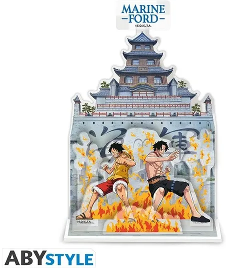 One Piece Acryl Diorama Marineford One Piece Acryl Diorama Marineford