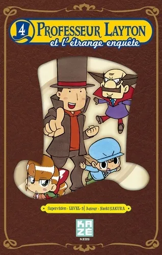 Professeur Layton et l'étrange enquête T4