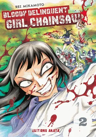 Bloody Delinquent Girl Chainsaw T02