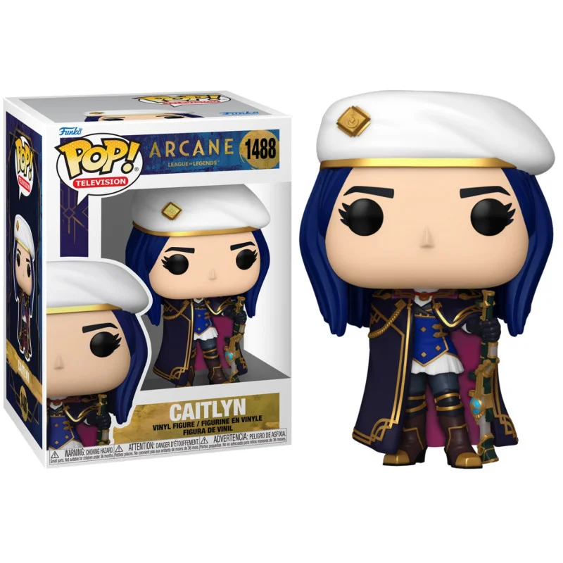 Arcane League Of Legends Pop! Animation Vinyl Figurine Caitlyn 9 Cm