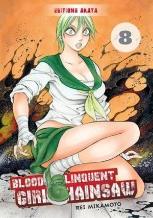 Bloody Delinquent Girl Chainsaw T08