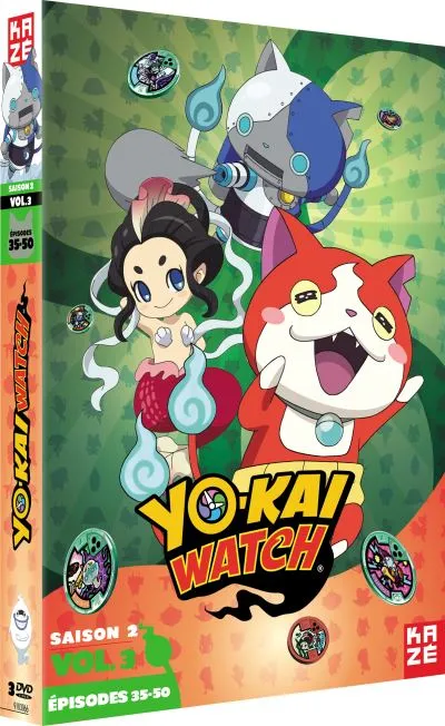 Yo-kai Watch - Saison 2 - Partie 3 Sur 3 - 3 Dvd