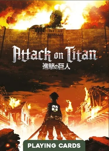 L'attaque Des Titans : Jeu De 54 Cartes A Jouer L'attaque Des Titans : Jeu De 54 Cartes A Jouer