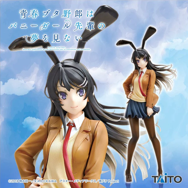 Seishun Buta Yarou Cf Mai Sakurajima Uniform Bunny