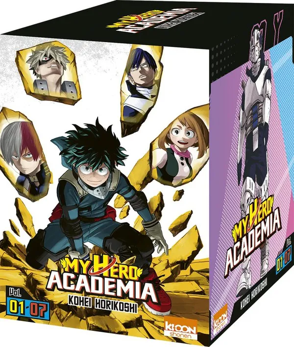 My Hero Academia T01 A T07 - Coffret