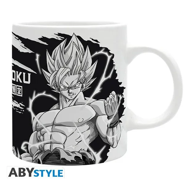 Dragon Ball - Mug - 320 Ml - Dbz/goku N&b - Subli - Avec Boite X2 Dragon Ball - Mug - 320 Ml - Dbz/goku N&b - Subli - Avec Boite X2