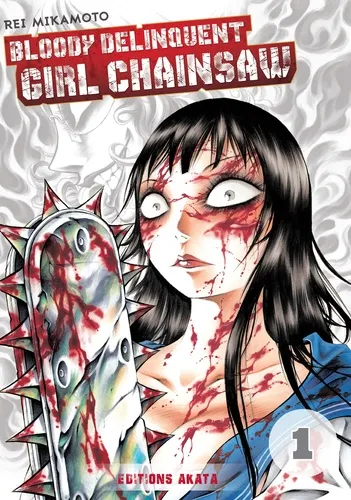 Bloody Delinquent Girl Chainsaw T01