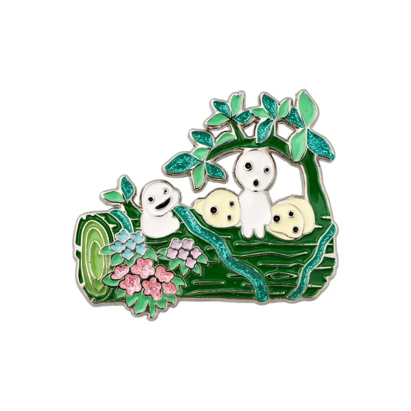 Ghibli Kodama Broche