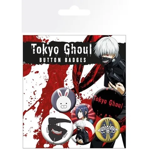 Tokyo Ghoul – Pack De Badges – Mix