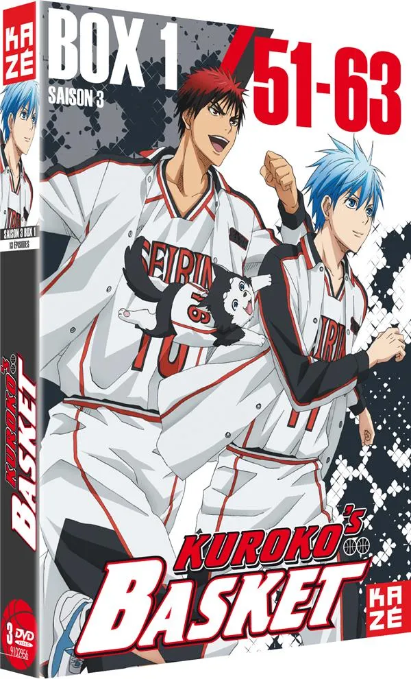 Kuroko's Basket - Saison 3 - Partie 1 Sur 2 - 3 Dvd Kuroko's Basket - Saison 3 - Partie 1 Sur 2 - 3 Dvd