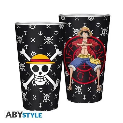 One Piece - Verre XXL - 400 Ml - Luffy - Boite X2 One Piece - Verre XXL - 400 Ml - Luffy - Boite X2
