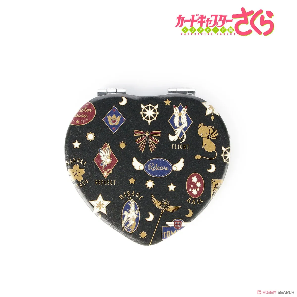 Cardcaptor Sakura: Clear Card Arc Heart Folding Mirror Black Cardcaptor Sakura: Clear Card Arc Heart Folding Mirror Black