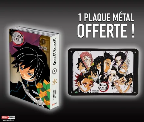 Demon Slayer - Edition Pilier T01 (+ Plaque Métal Offerte)