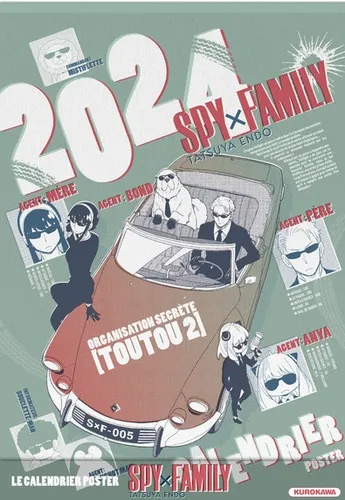 Calendrier Spy X Family 2024 Calendrier Spy X Family 2024
